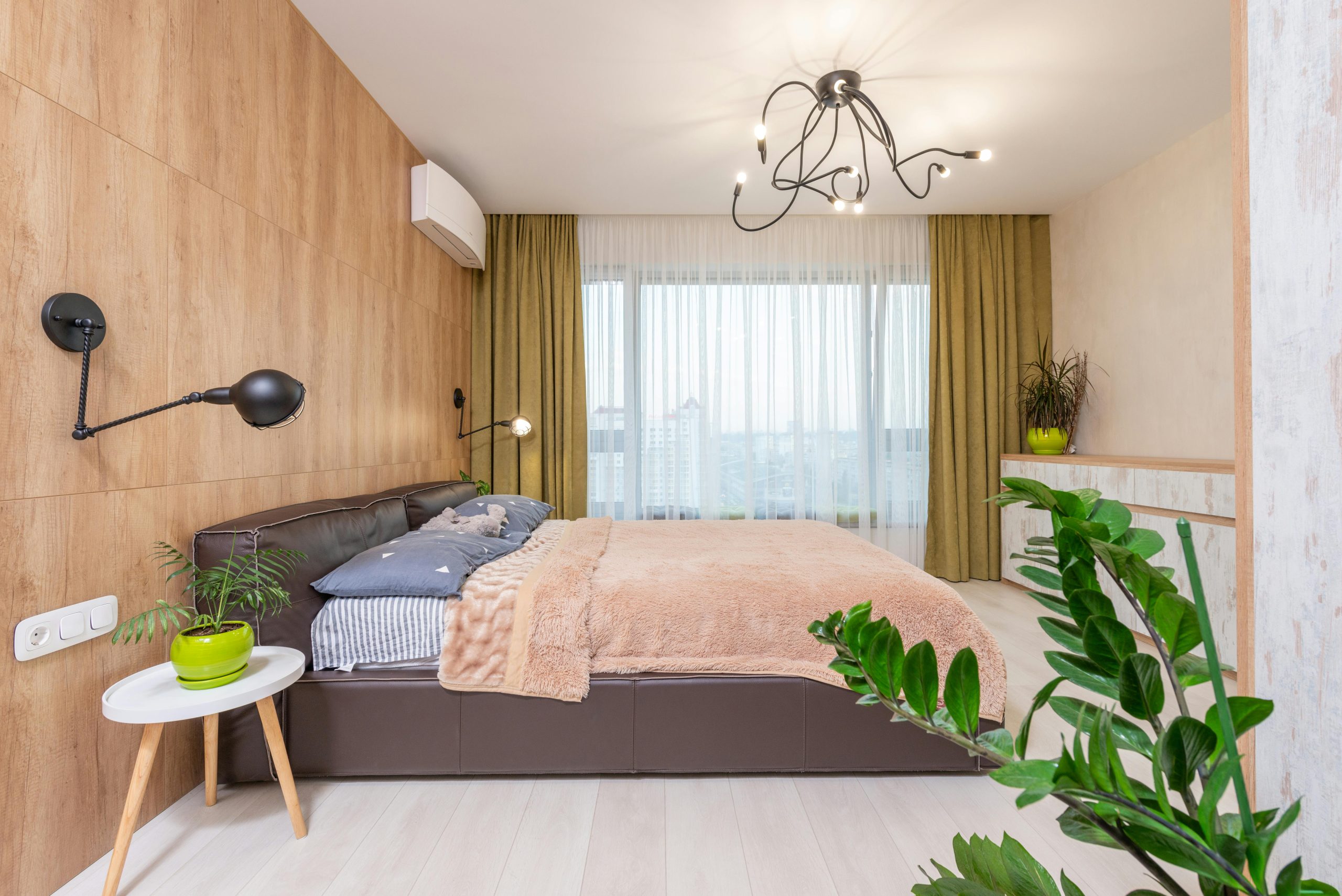 Palette de couleurs pour chambre adulte zen