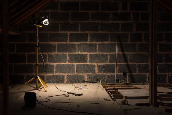 Combles non isoles avant travaux